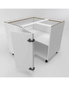 Melamine Floor Corner 90 1x1 Door - Hinged Left