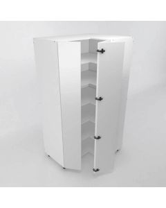 Melamine Pantry Corner 90 2x1 Door