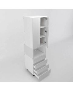 Melamine Pantry Microwave 4 Drawers