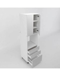 Melamine Pantry Oven 3 Drawers