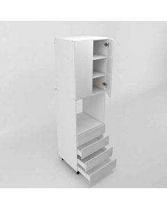 Melamine Pantry Oven 4 Drawers