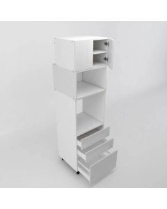 Melamine Pantry Oven and Microwave 3 Drawers
