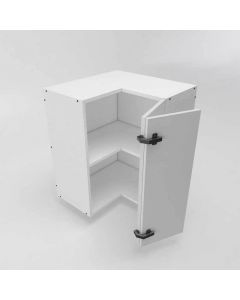 Melamine Wall Corner 90 1x1 Door - Hinged Right